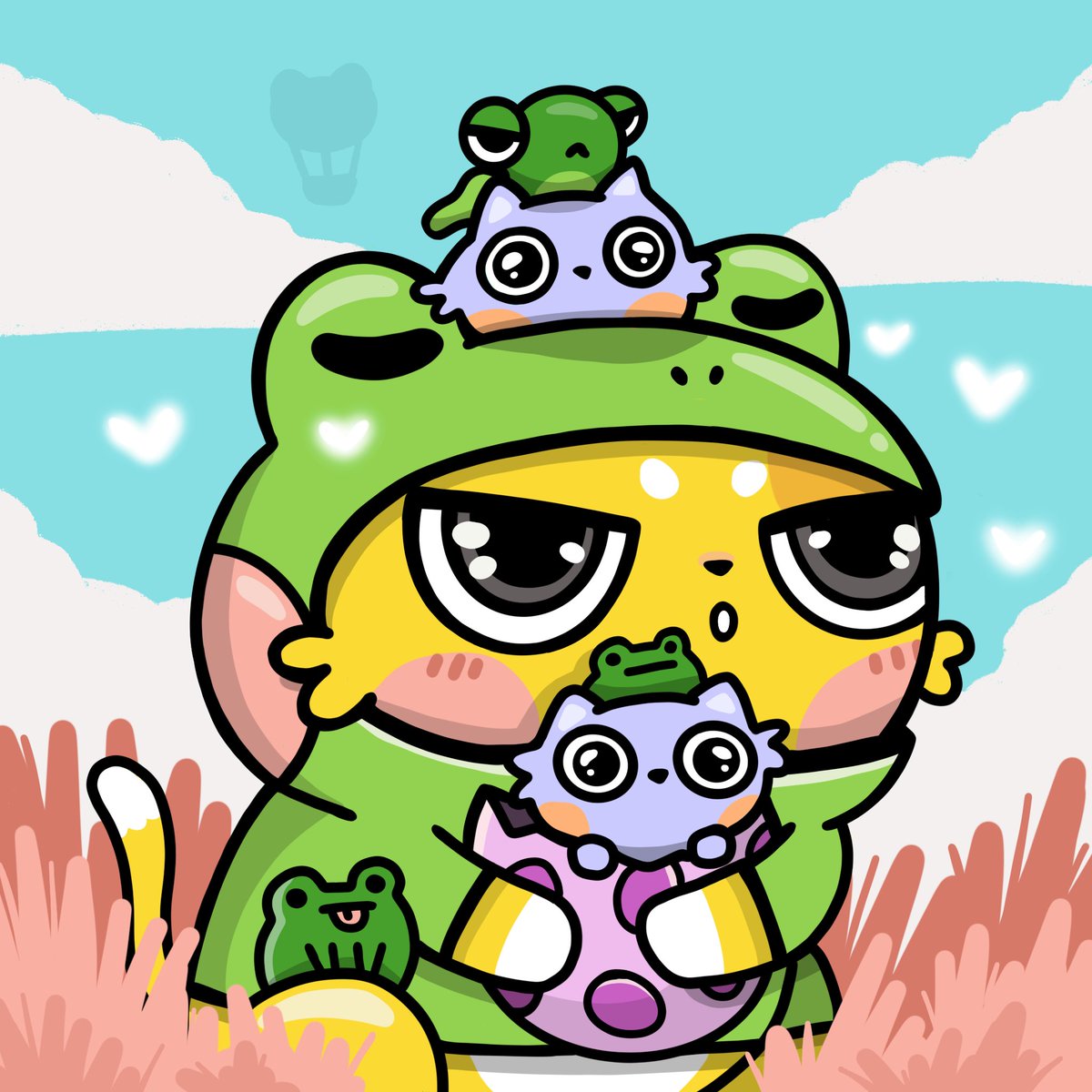 HappyHoppersNFT's tweet photo. Hey hey Hoppers! we are Partnering with Mocossi to give away this fantastic NFT!

To get involved:
- Follow @officialmocossi &amp; @HappyHoppersNFT 
- Name this NFT and tag 3 friends
- RT

Join the Mocossi server to get into their naming contest as well!

Lets Frogging Go🐸! https://t.co/jD9FQmOjd2