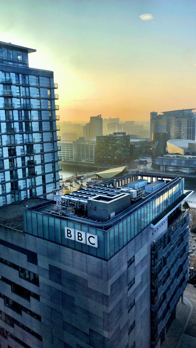 Good morning sunshine at @MediaCityUK @iLoveMCUK