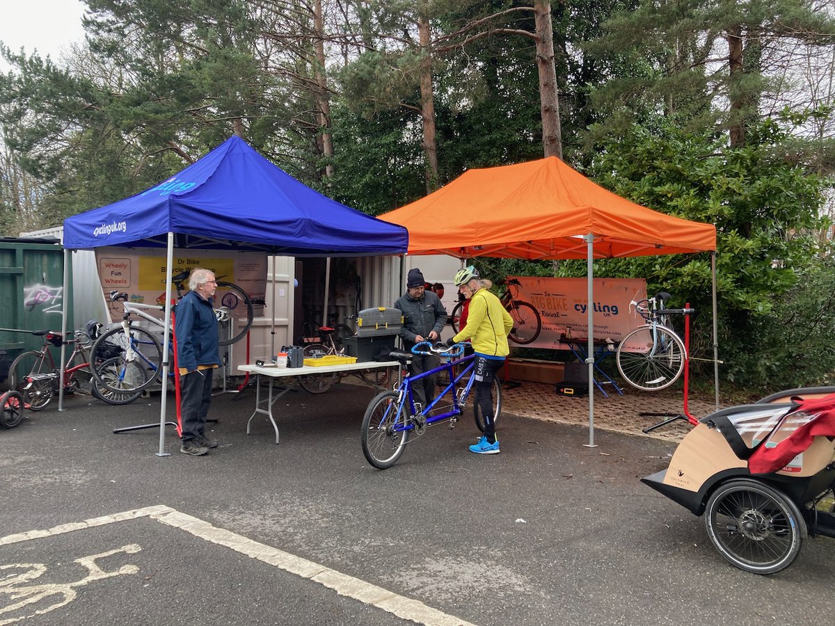 Free cycle checks &amp; repairs Dr Bike Queen’s Park car park Sat 2nd April 9.30-1.00. Details and booking inclusivepedals.org.uk <a href="/WeAreCyclingUK/">Cycling UK</a> <a href="/ChesterfieldBC/">Chesterfield Borough Council</a> @SFourtyLocal <a href="/HaslandMagazine/">Hasland Magazine</a> <a href="/CBCleisure/">CBC Sport & Leisure</a> <a href="/cyclechez/">Cycle Chesterfield</a> #Chesterfield <a href="/TransitionChez/">Transition Chez</a> @hrcrhft <a href="/Be_Travel_Smart/">Travel Smart</a>