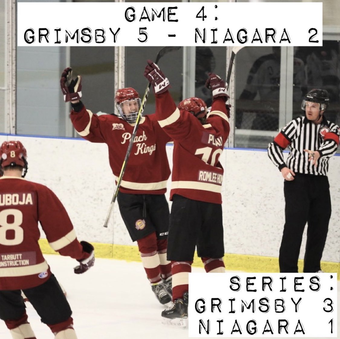 Dave_Augustyn's tweet photo. Hey @Wayne_Gates! One game away from a @jrpeachkings series win! 
#GoPeachKingsGo https://t.co/dUFcBkM0GC