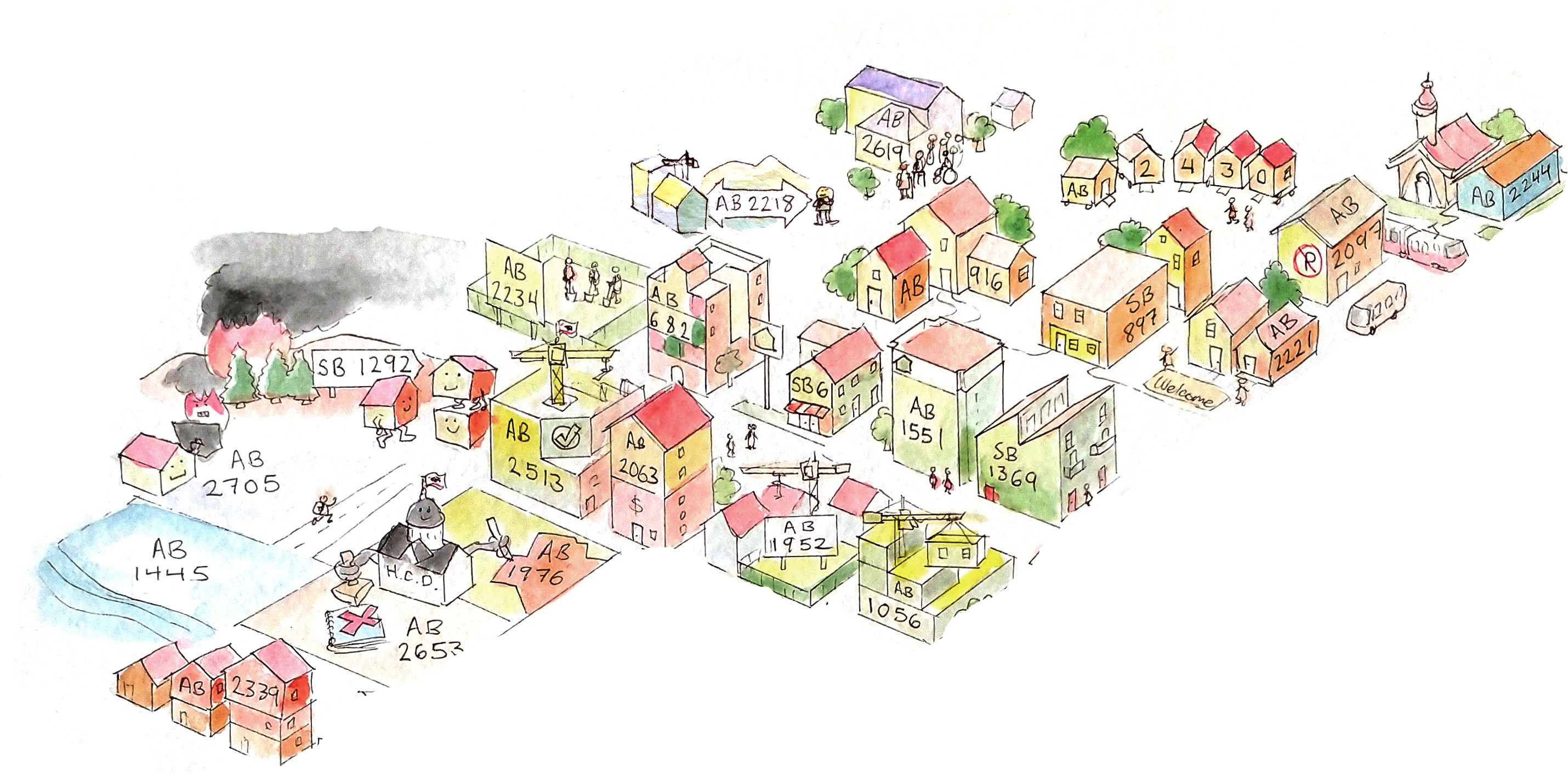 Alfred Twu on Twitter "2022 California Housing Legislation over 100