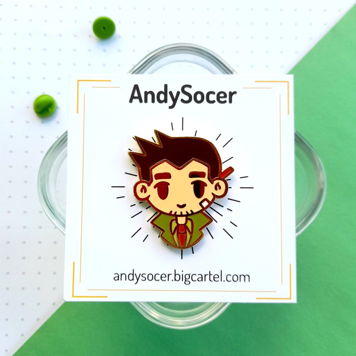 andy_socer's tweet photo. We all know Gumshoe's salary "condition", please feed him 🍔

Pin available on my site 🛒

Info below on how you can help him 🥺

#aceattorney #dickgumshoe #aceattorneytrilogy #gumshoe #phoenixwright https://t.co/eXq1KoBEEM