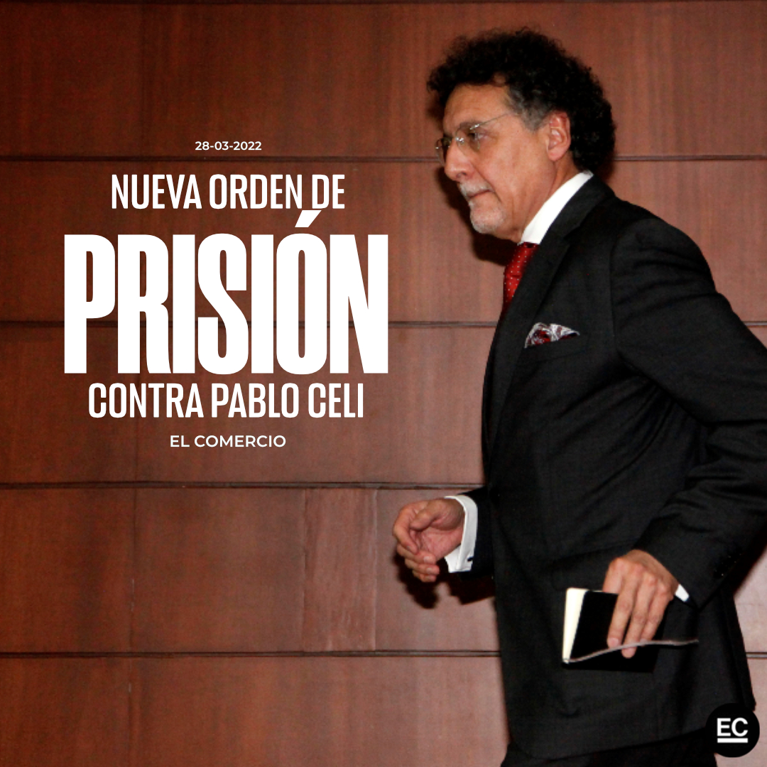 Conjuez acoge el pedido de Fiscalía y dicta nueva orden de prisión preventiva contra el excontralor Pablo Celi, su hermano y un empresario » bit.ly/3iHly3p