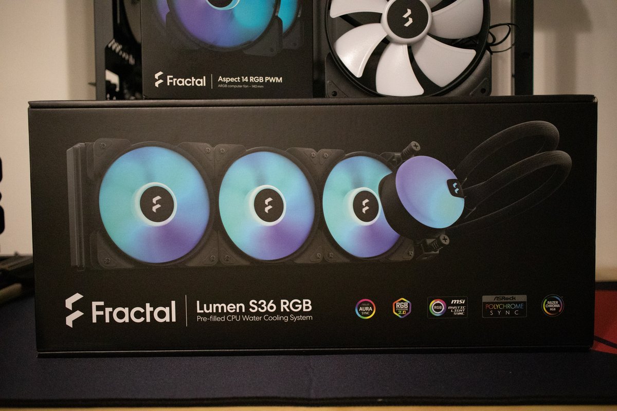 The <a href="/FractalDesignNA/">FractalDesignNA</a> Lumen S36 RGB is awesome! Easy to install, great cooling, no software to worry about, and great diffused RGB makes it my go-to AIO!