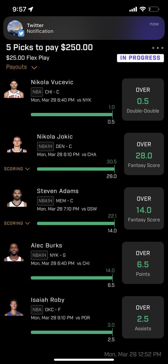 KayesKnows's tweet photo. Me and The Group Chat On Fire Once Again!! Who wants to join? #PrizePicks #bettingtips #DraftKings #FanDuel #FreePicks #GamblingTwitter #PlayerProps #LessRedMoreGreen https://t.co/fRl3JjdDDC