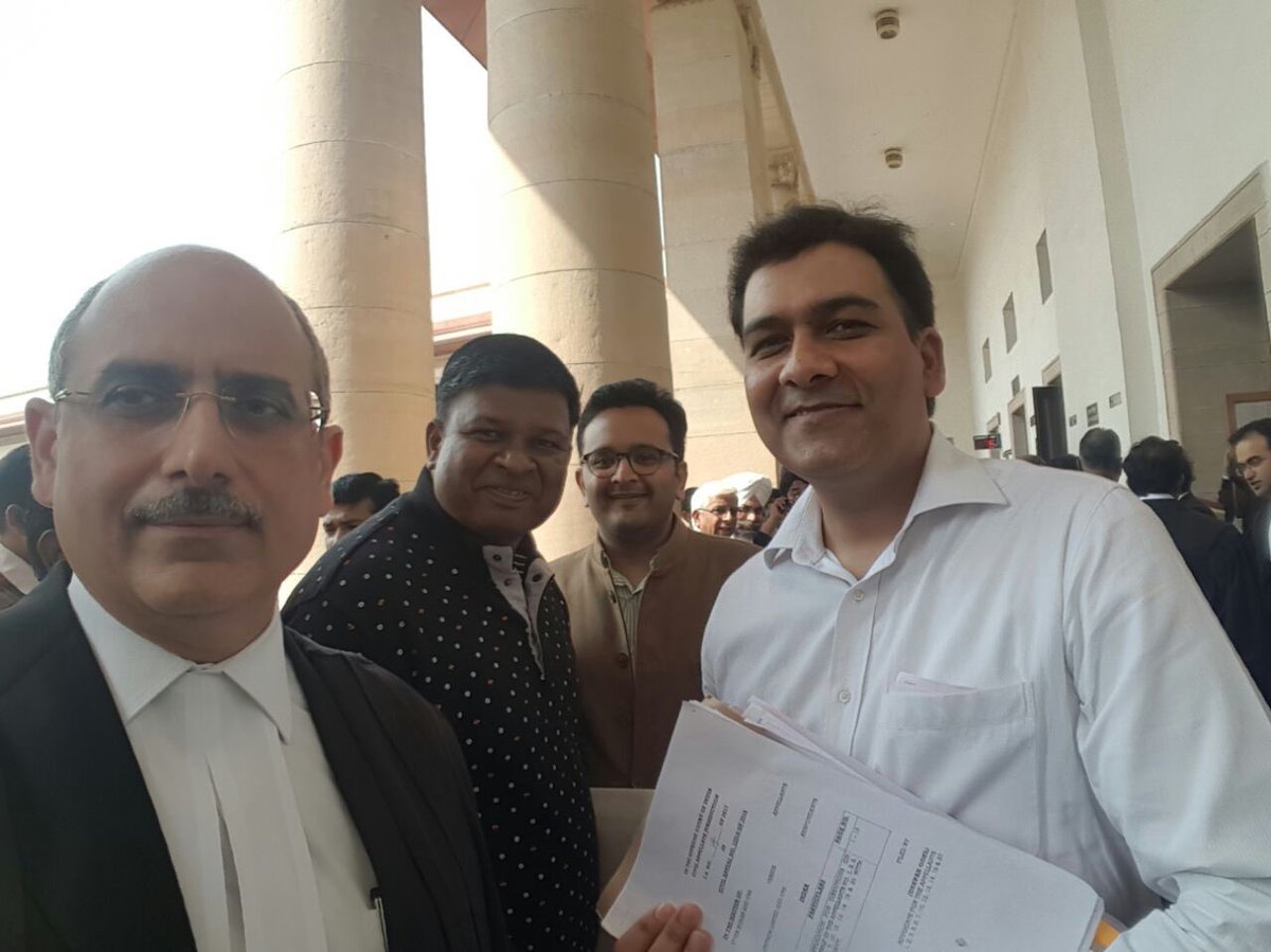⁦⁦<a href="/NalinSKohli/">Nalin Kohli</a>⁩ Sir,

On 20 Feb 2017, you blessed us in SC &amp; same day, Justice Dipak Mishra revived our NCDRC case!

After that we have got decree from NCDRC but still waiting 4 justice

Our Unitech case is still going on in SC but we are not even heard in SC

Plz help🙏