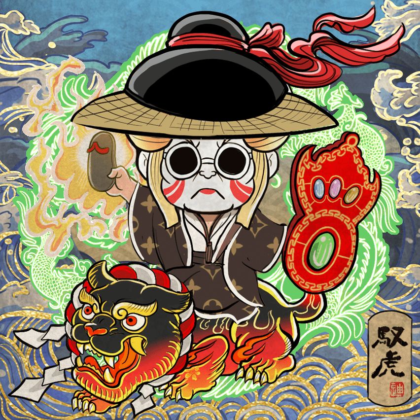 tikkatiger_nft's tweet photo. @DropYourNFT Tik Ka Tiger nft is a collection by Tikka , a Hong Kong artist known for incorporating traditional Chines, inspired by Hong Kong custom folk ‘Villain hitting’.
#NFT #NFTs  #Metaverse #digitalart #nftcollector  #art #asiaart #tiger #tigernft #nftnewptoject #digitalart https://t.co/kEO2KNwDpI