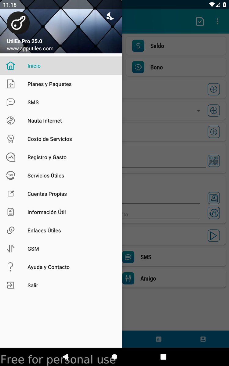 UtilEs_App's tweet photo. Actualizado versión de pago de UtilEs, estos son los cambios.
- Modificado ícono de la aplicación
- Adicionado actualización por USSD de Mi Perfil, solo a partir de Android 8 (Oreo)
- Adicionado nuevamente banner de ETECSA
- Eliminado Firewall integrado
En @Apklis_Cuba 💾 https://t.co/3cDazusc7B