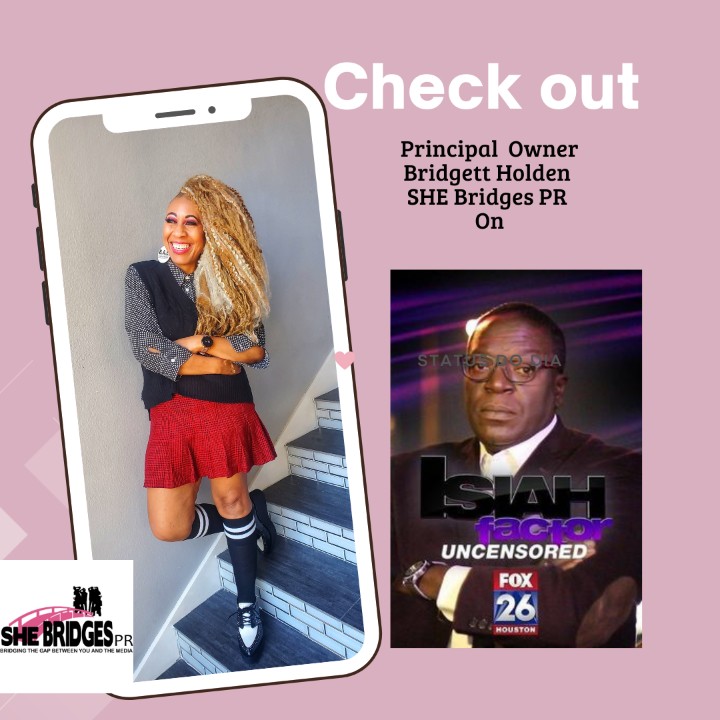 shebridges_pr's tweet photo. Tune in to @isiahfactoruncensored w/ @isiahcareyfox26 tonight at 10:30 pm with me as a guest panelist discussing the slap seen across the world and what it means from a PR perspective!
#News #Media #PR #Oscars #WillSmith #ChrisRock #IsiahFactorUncensored #Fox26 #PRPerspective https://t.co/262gcJJp3Q