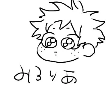 休憩hrtrできなかったから指で絵でも描いてみるか～!ったら普段拡大して描くとかしないしただただ人差し指にストレスたまりました 