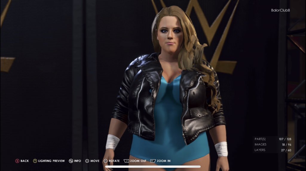 early WIP of Doudrop! didn’t wanna wait for the dlc #WWE2K22