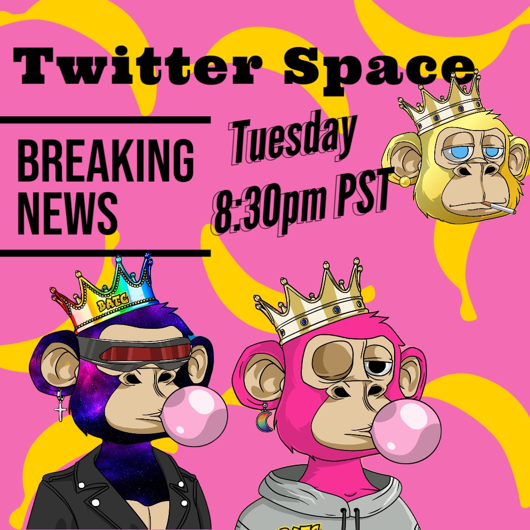 BoredApeTeen's tweet photo. You aren't going to want to miss this... 👀

3.29.22 8:30pm PST

https://t.co/QvSj3Ad1S5

#NFT #TwitterSpace #AMA #BREAKINGNFTNEWS
#BATC #ROADMAP #UPDATE #WHATTTTTT https://t.co/rIbctfdbEq