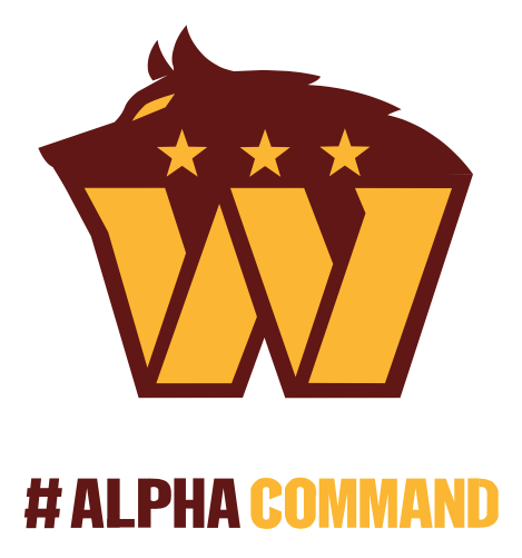 HurQlez's tweet photo. Made a couple of logos to show off the potential for @Commanders to use
#AlphaCommand in three different marketing areas:
Military
Space
Wolf https://t.co/6OCA8TrRLf