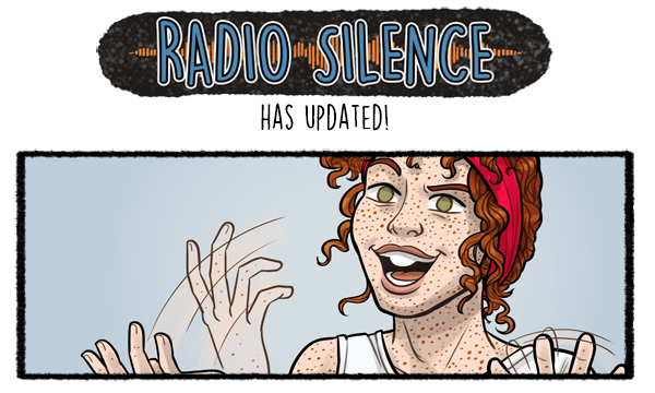 Radiosilence5's tweet photo. Radio Silence has updated! 
The tides are changing as Ally Pally draws nearer. #webcomic #comic 
https://t.co/gjA1F3IHHK https://t.co/4S7wVYOhOz