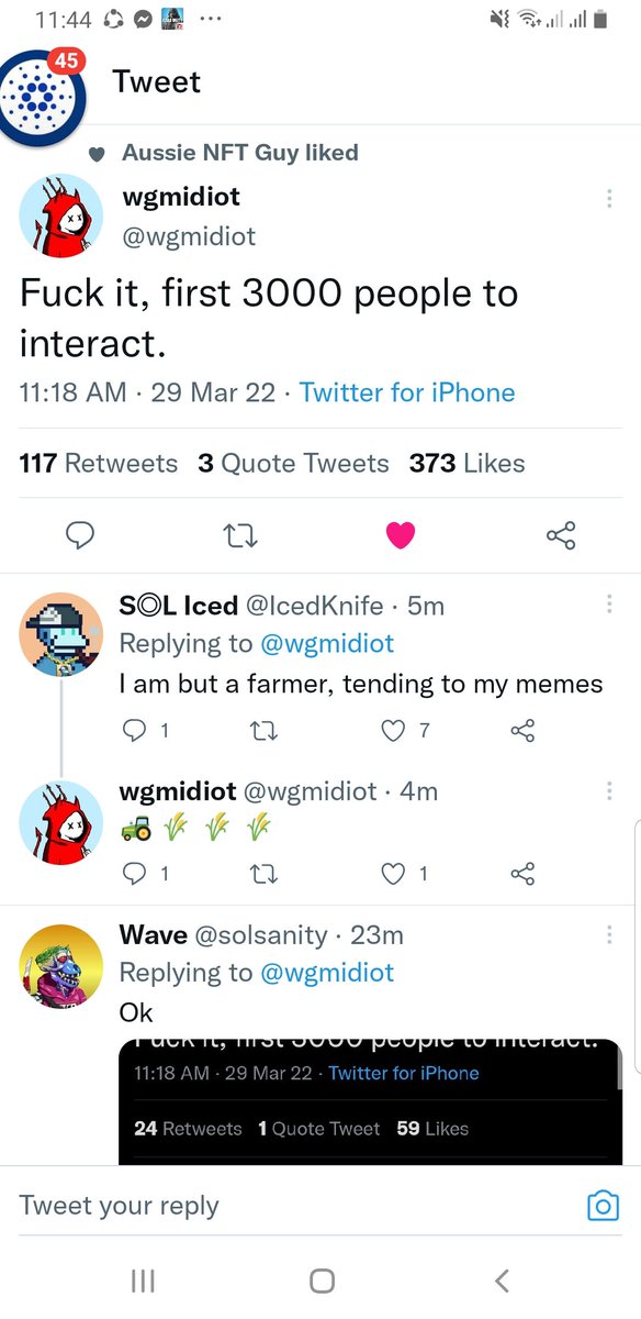 WuttupDre's tweet photo. @wgmidiot Lemme in that bru LFG https://t.co/273L2nUZ00