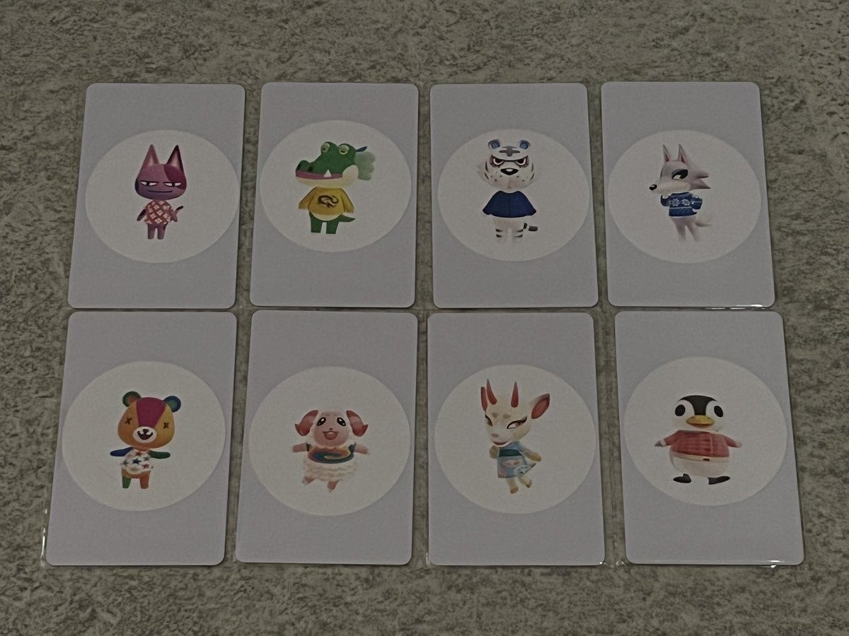 beaneanea's tweet photo. i made amiibo cards of my gf’s favorite animal crossing characters 🥺❤️ https://t.co/R6ECIuXoz6