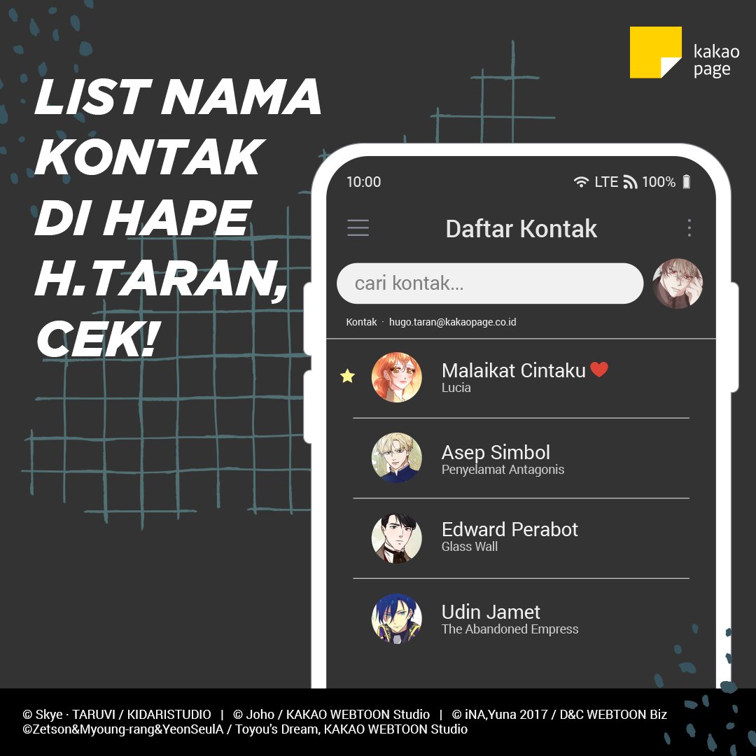 Xixixi ngakak abiezzz! Kalau kamu pernah lihat nama apa di kontak hape ayah/suami/bapak2 di sekitarmu? Komen di bawah ya

#kakaopage #kakaopageindo #webtoon #manhwa #manhwameme #meme #memekomik #komik #temukanceritamu