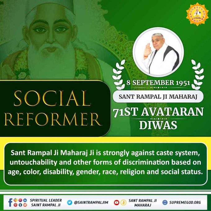 Ukc78490408's tweet photo. #GodMorningTuesday
To know how to get rid of drug addiction, download Jagatguru Tatvdarshi Sant Rampal Ji Maharaj's Official App "Sant Rampal Ji Maharaj" from Playstore. 
#tuesdaymotivations https://t.co/mY2Rb09yds