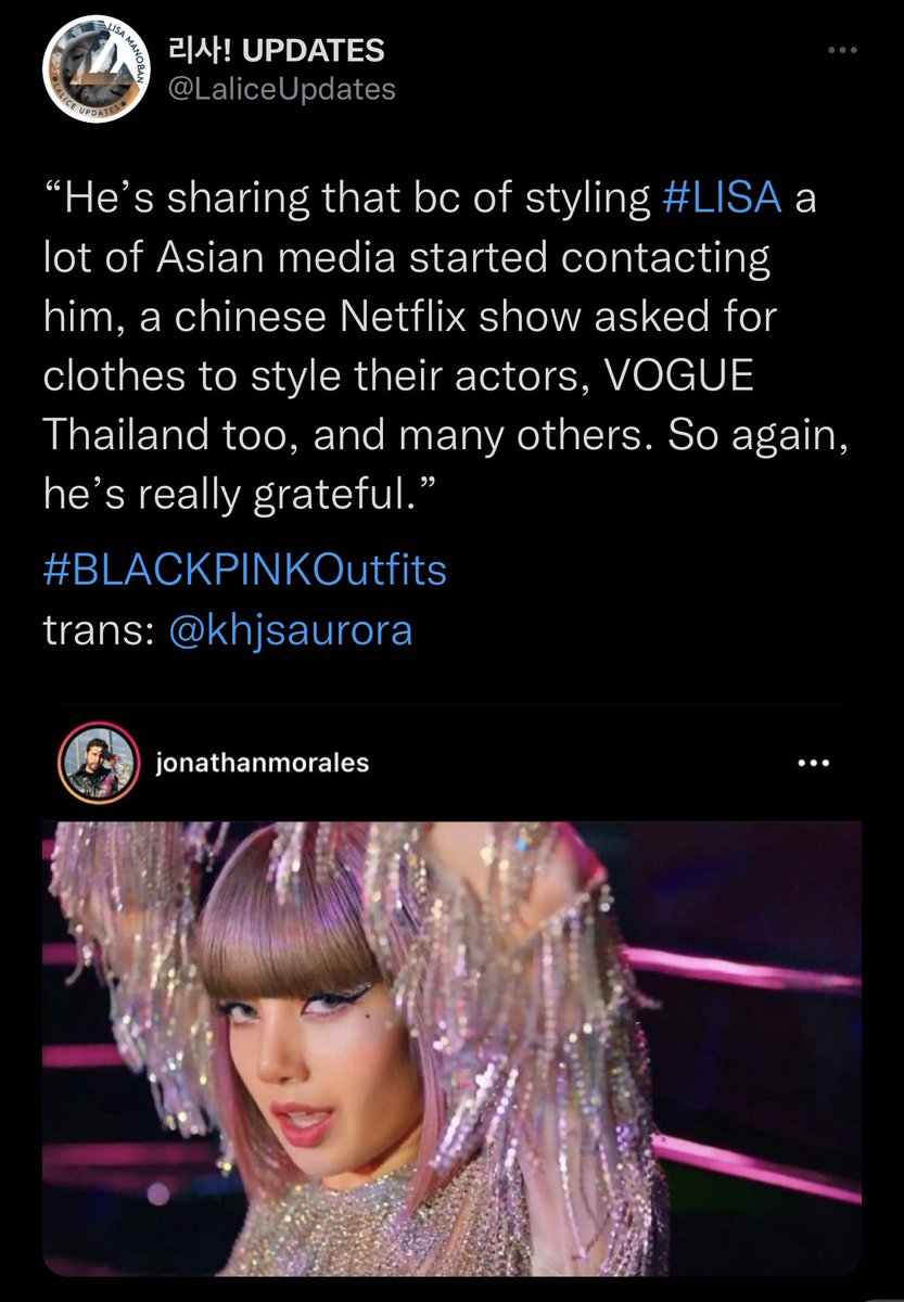 lalisamgger's tweet photo. Her impact is not a joke https://t.co/jQ0aV90fkr