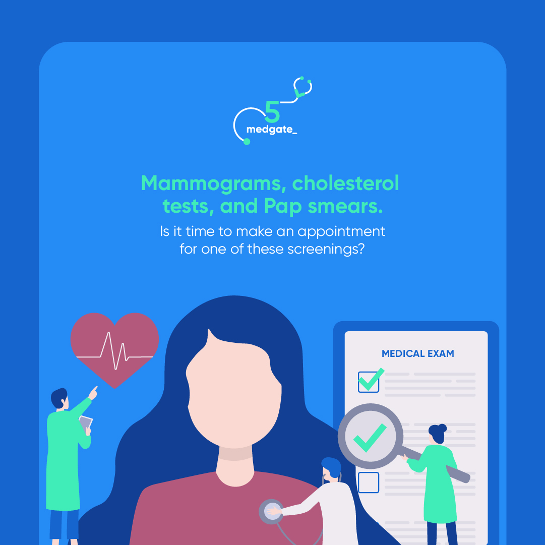 MedgatePH's tweet image. One of these practices is to schedule routine health checkups which can detect potential problems early. What kinds of screenings should you get? These are the eight most important tests.​
 
medgate.ph/media/media​

#EssentialTestsForWomen #Medgate #CallDoc
