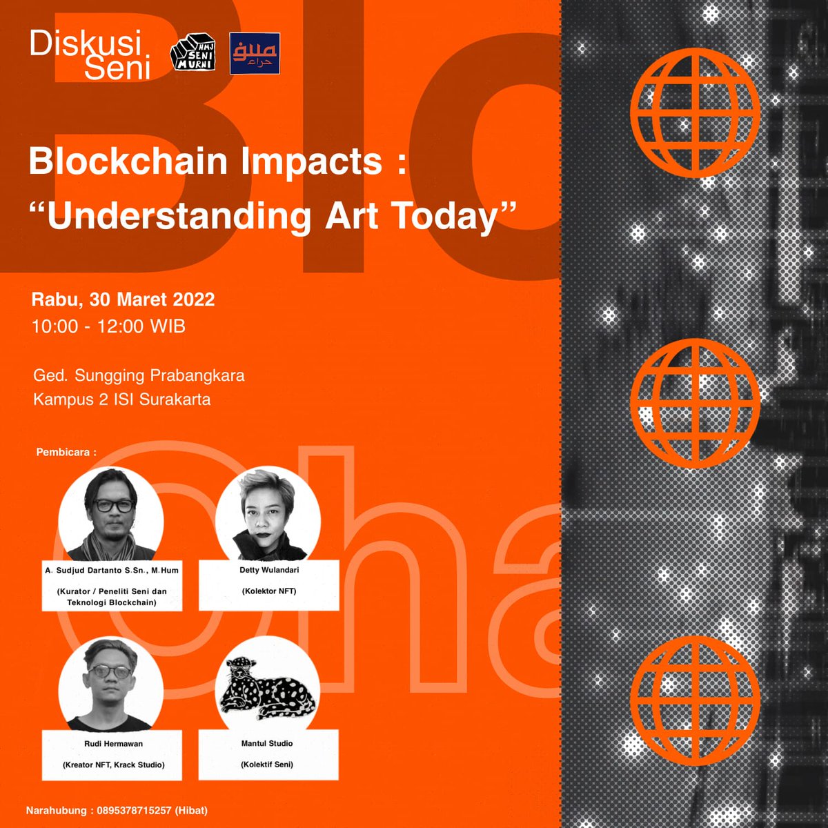 an art talks with @heyyjudd @dettytoski @rudixhermawan @mantulstudia 

#Blockchainimpact #artchain #Cryptoart #blokchaintech #NFT #nftindonesia #Metaverse