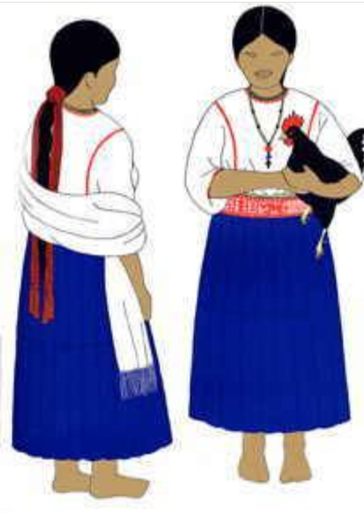 CCV434_mixe's tweet photo. A continuación les presentaré como es la vestimenta de la cultura mixe.
La vestimenta tradicional de la mujer mixe consiste en un huipil blanco con encajes color rojo. Éste se acompaña de una falda color rojo vino tinto, azul o negro. https://t.co/ocjnw5Z75n