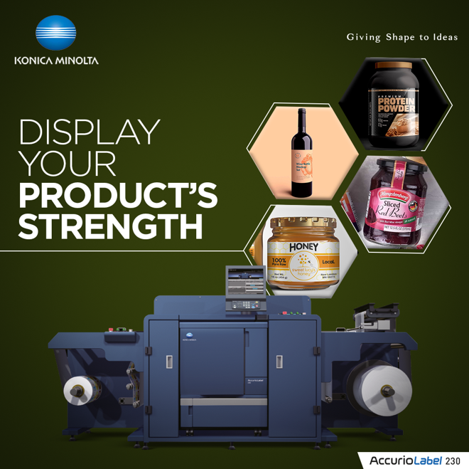 KonicaIndia's tweet photo. #KonicaMinolta #AL230 is an ideal machine for #digitallabelprinting across a range of applications like food packaging labels, lubricant labels, & wine labels, among others. #AL230 is the perfect solution to make your mark in the label market.
Know more: https://t.co/7J6Kfqaa8A https://t.co/G5pLeMkWpW