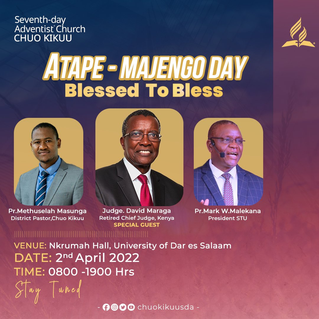 chuokikuusda's tweet photo. #ATAPE-MajengoDay
#ChuoKikuuSDA
#BlessedToBless https://t.co/1sVKYVjbhL