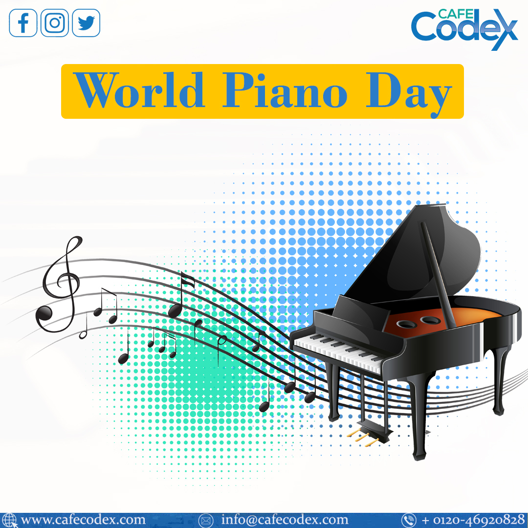 cafe_codex's tweet photo. The 88th day of the year, which corresponds to the number of keys of a #piano, is designated as World #PianoDay. Today, It is held on March 29 this year day. Use the hashtag #WorldPianoDay on your #socialmedia devices while listening to or playing fantastic piano #music. https://t.co/R1X6isoFck