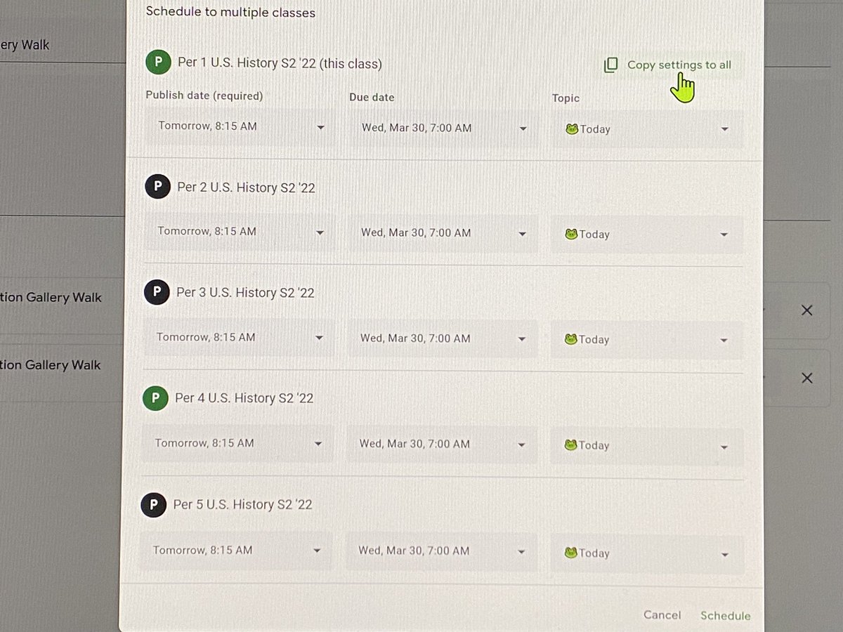 Oh happy day! #GoogleClassroom <a href="/GoogleForEdu/">Google for Education</a>