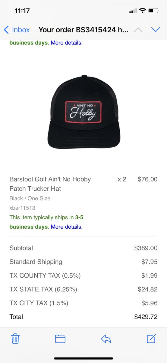 jamesyeatesII's tweet photo. When you can’t decide what to buy… you buy it all. @barstoolsports @K_Kisner #Aintnohobby https://t.co/Eaj33Syscb