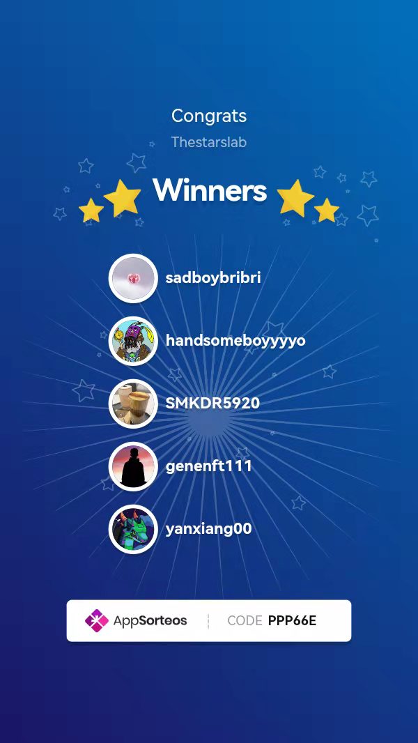 Thestarslab's tweet photo. @TheSquids_NFT Congrats on winning ThesquidsNFT WL with us!
@sadboybribri
@handsomeboyyyyo
@SMKDR5920
@genenft111
@yanxiang00

Please feel free to claim✨ https://t.co/h1zZR70llf