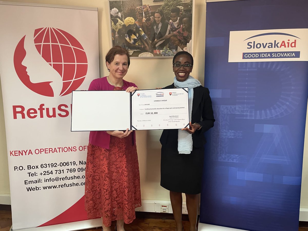 IBrockova's tweet photo. Every #woman has the #right to flourish. My 1️⃣.day in #Kenya 🇰🇪was about #WomenEmpowerment by 🇸🇰supporting #RefuSHE & #Women to #Women #roundtable. Thankful for frank discussion. #peacebuilding @SlovakiaMFA @SlovakAid #WeStandWithUkraine #DiplomaciapreSlovensko❤️ https://t.co/3ovmH1KKU0