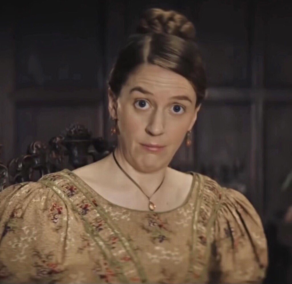theskyismybliss's tweet photo. We are all Marian as to Ann’s question “Oh, who’s Mrs. Lawton?” 😳🎩👒 #GentlemanJack2 https://t.co/6aT4zi0wFR