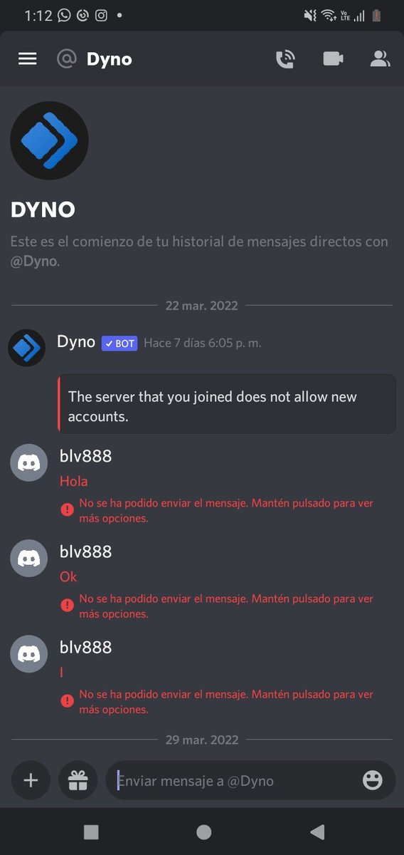 me_pen3's tweet photo. @KernelPan1c5750 @1Demonblind Oye bro cuando intento entrar a tu discord con este bot y ya no me sale nada xd https://t.co/KZOJgqf2Yn