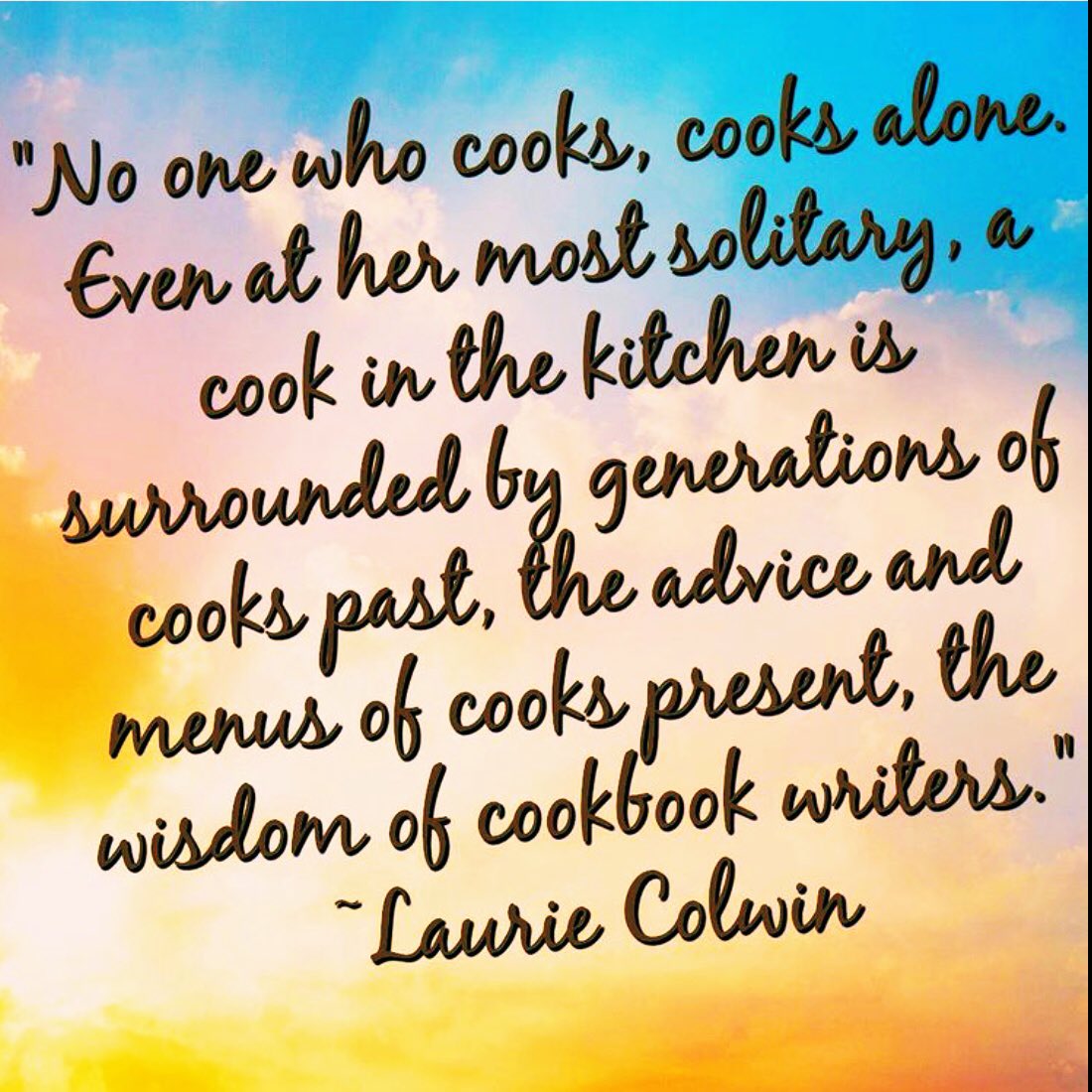 SouthLadyCooks's tweet photo. We love this quote because it brings back so many wonderful memories of cooking, enjoying meals and sharing recipes with our loved ones past and present. #cooking #recipes #sharing #kitchen #quotes #love #memories #wisdom #generations https://t.co/JT7pcgnNDz