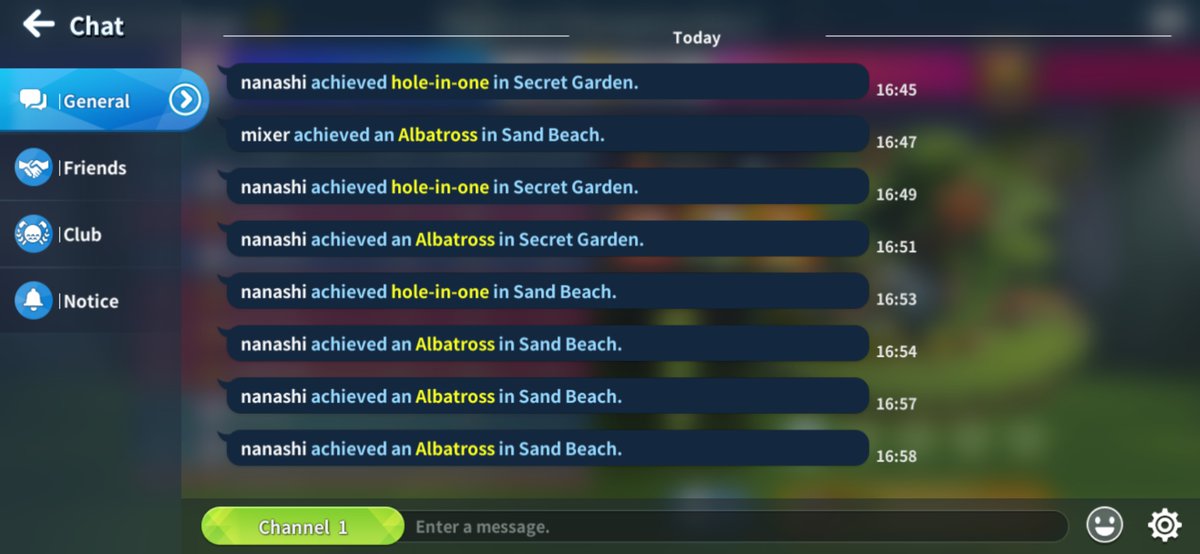efg_nanashi's tweet photo. Seven of the ten holes were an Albatross or HIO so that was pretty cool.

Also, a quick shoutout to @jdee1221 who put up a -12 at Sand Beach (map 2) with a 370y Martina. Awesome stuff https://t.co/vhkh705zrW