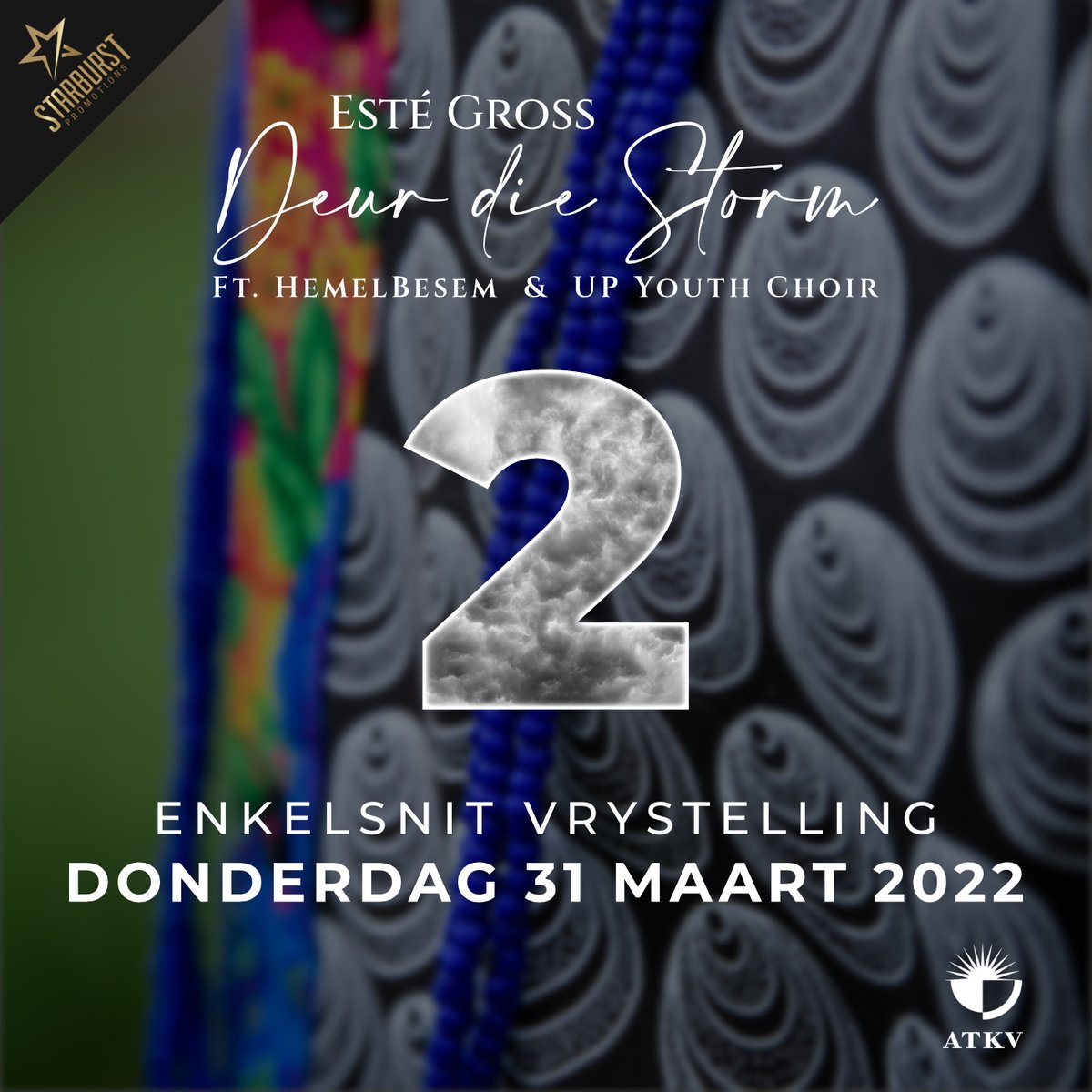 #2dae om te gaan, dan word hierdie spesiale lied uitgereik!
#DeurDieStorm met <a href="/EsteGross/">Esté Gross</a> , <a href="/HEMEL_BESEM/">HEMELBESEM</a> en die <a href="/UPYouthChoir/">UP Youth Choir</a> ! 
'n Boodskap van hoop vir die komende #Paasfees #Easter2022!