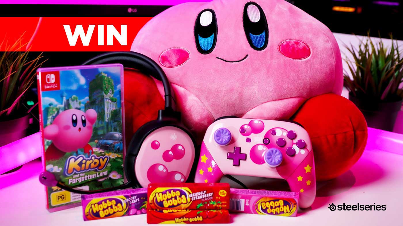 Kirby and the Forgotten Land with Pre-Order Bonus Kirby Popsocket -  Nintendo Switch 