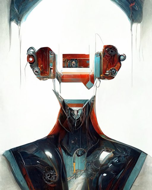 jamesjyu's tweet photo. Some robot portraits tonight from @useconjure https://t.co/rhngBBSXwL