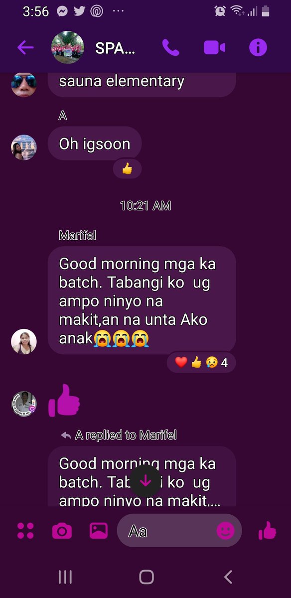 Katekat11110561's tweet photo. @peacheshonestly @angelicmc24 @PNPhotline Its true po, nag msg ang mother nya sa GC namin asking for prayers na sana matagpuan na anak nya https://t.co/RfGzfT7X97