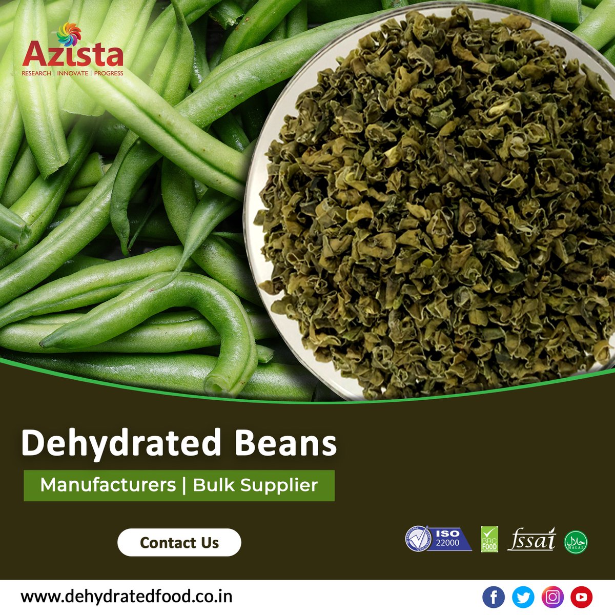 Dehydratedfood5's tweet photo. Dip them, roast them, fry them, or cook the #DehydratedBeans to experience the fullness of fiber and enjoy your favorite dishes.
Visit us @ https://t.co/JsiJq8RIki for bulk orders
#DehydratedBulkSuppliers #DehydratedVegetables #DehydratedFoodExporters https://t.co/bsj9tUidoE
