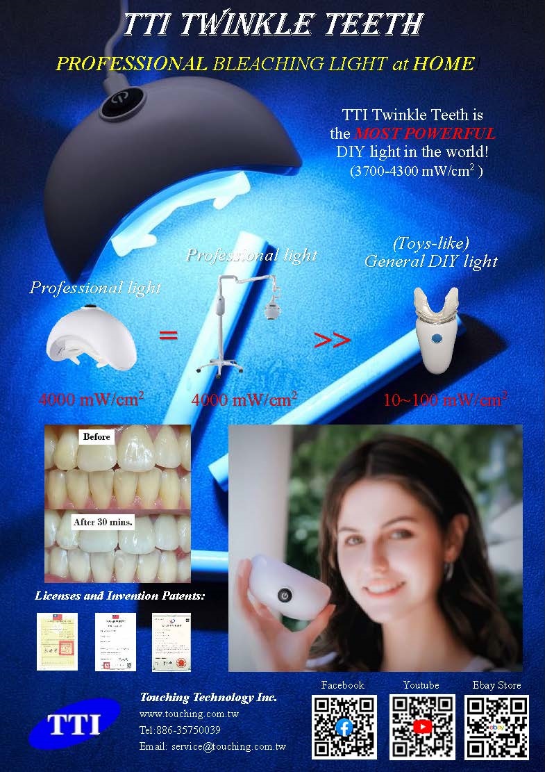 ttitwinkleteeth's tweet photo. TTI Twinkle Teeth

PROFESSIONAL BLEACHING LIGHT at HOME!

The MOST POWERFUL DIY light in the world!💪

〜Purchase link:
https://t.co/yXC7rKAXZx

#teethwhitening #teethbleaching #teethwhiting #whitening #teeth #tooth #bleaching #toothwhite #toothbleach #cosmetic  #salon https://t.co/HEZ93srYKG