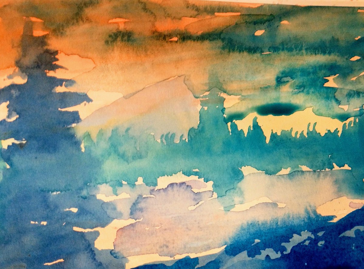 Desachroma's tweet photo. #surrealart  #watercolor https://t.co/oCskmpPAWx