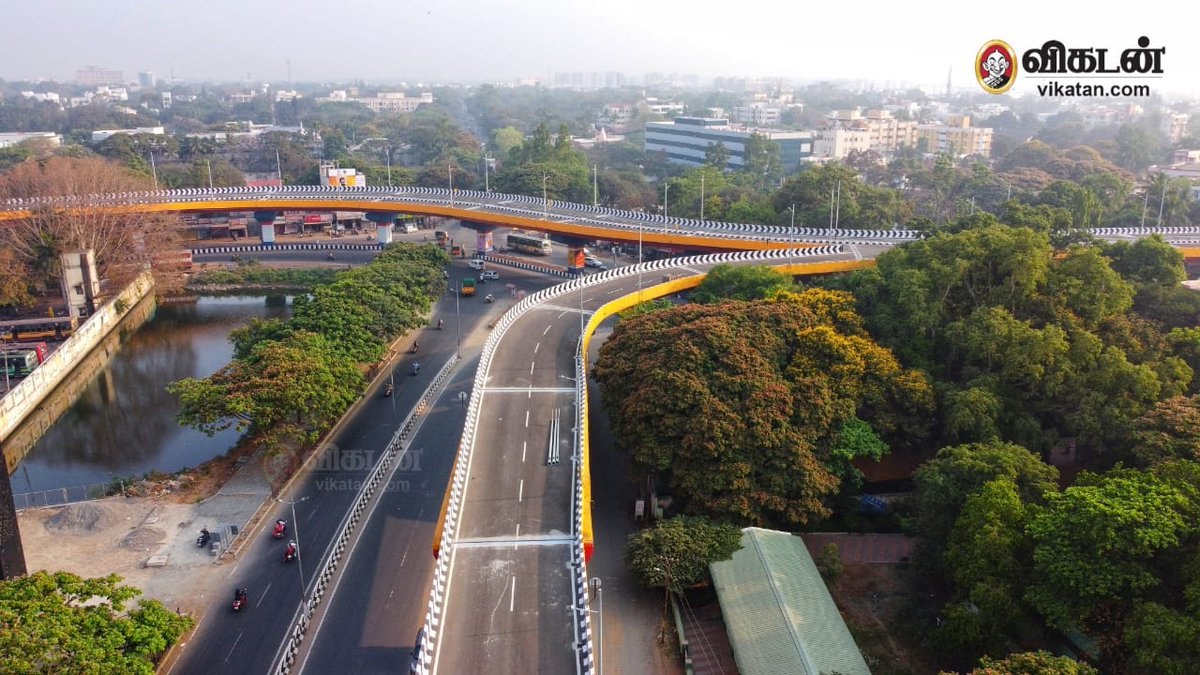 tweetKishorec's tweet photo. Trichy road Flyover aerial view. Pc - @vijay_vast @vikatan https://t.co/facSYkBk3f