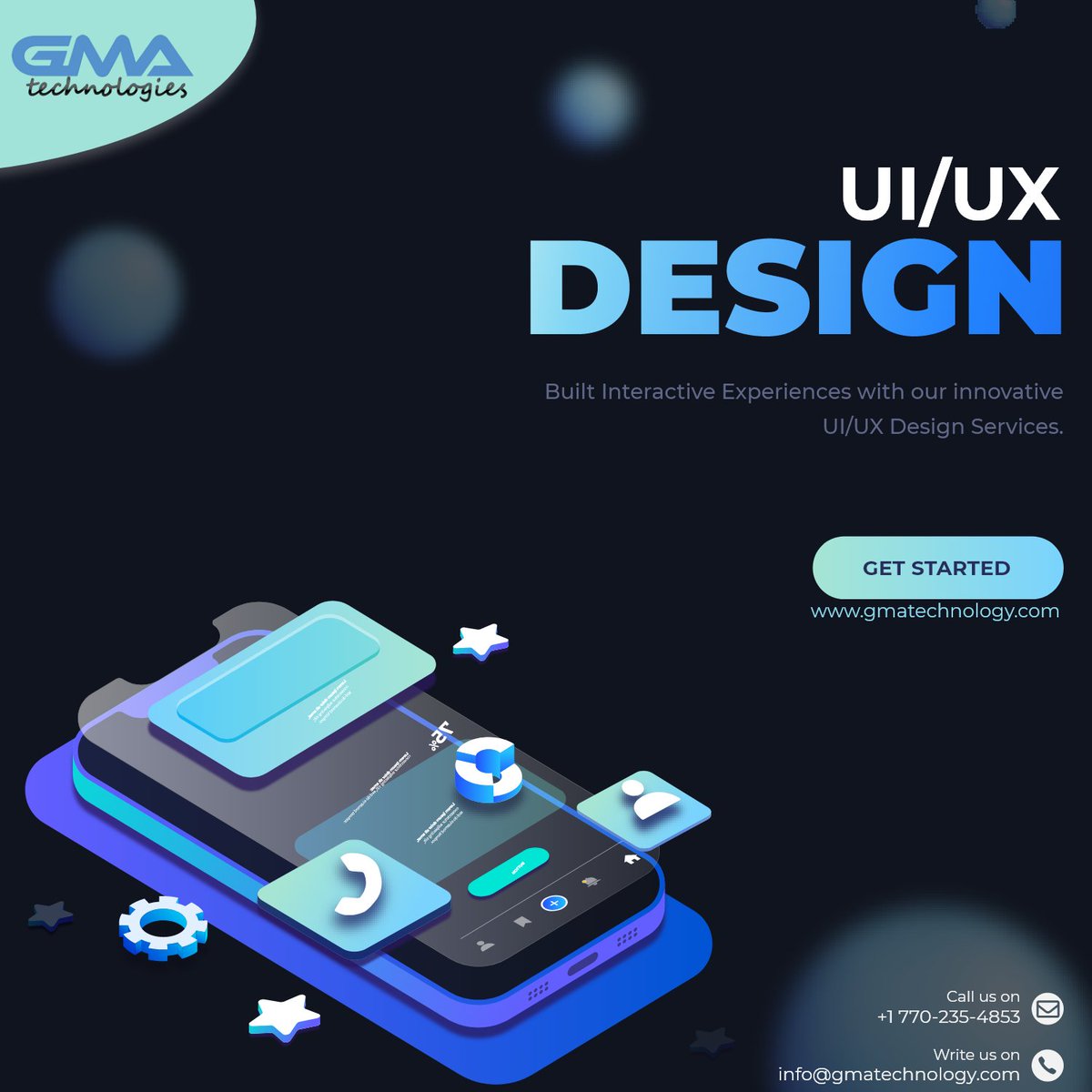 gmatechnologies's tweet image. Top-rated UI UX Design company, innovating and providing you the best UI UX design services. Contact us and let&apos;s get you started with an expert UI Design By Gmatechnology 
#gmatechnology #UXUIDesigncompany  #UXDesignservices  
#ui/uxdesigncompanyusa