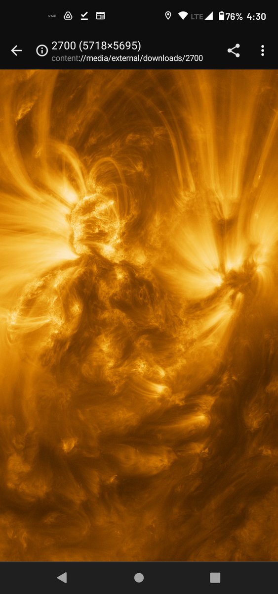 redditSpaceView's tweet photo. I can't un-see the sun god from the high rez sun photo https://t.co/c9DAppxdFF