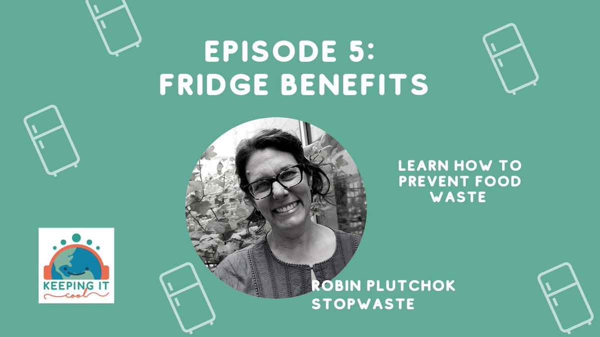 keepingcoolpod's tweet photo. Episode 5! How can we prevent #foodwaste at home? Robin Plutchok of @stopwasteorg joins #KeepingItCool w/ advice (not judgment!) on buying, storing & tracking food wisely, saving all kinds of green. 💸🥦🌎https://t.co/yCOdiPwktG #Listen https://t.co/PlnbmX5Wb5