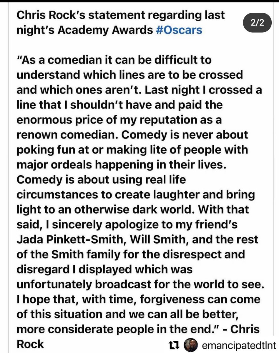 amadicro's tweet photo. #Oscars2022 #Oscars #oscar #Oscar #OscarsSoBlack #Oscar2022 #oscarslap #WillSmithAssault #willsmithchrisrock #WillSmith #willsmithoscars #willsmithslap #WillSmithapology #WillSmithAndChrisRock #WillSmithPunch https://t.co/KdeSaONxfF