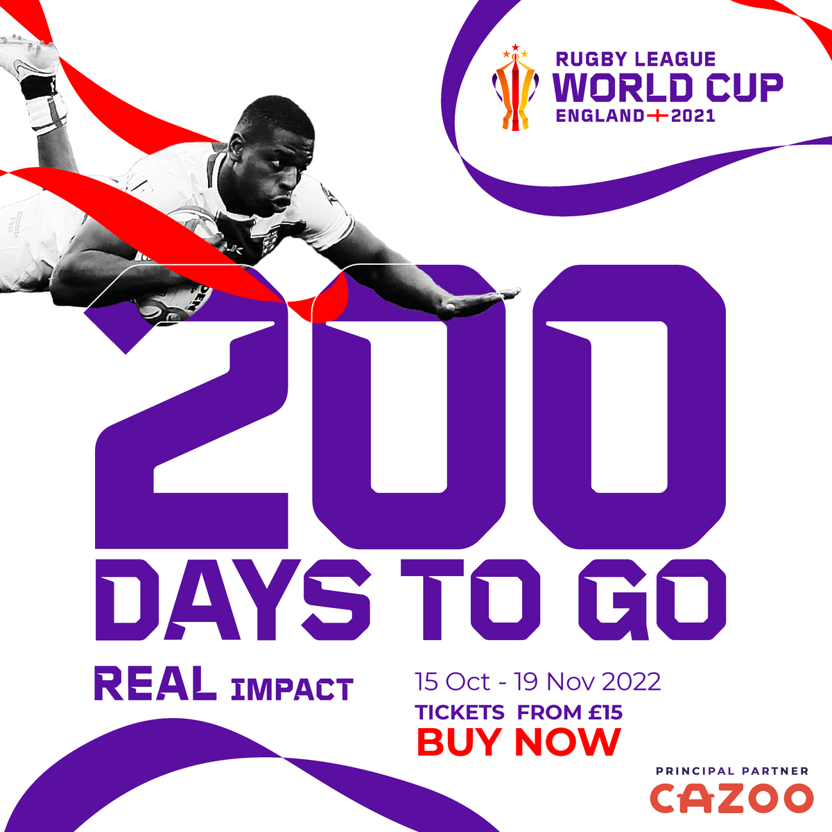 🎉 To celebrate our 200 days to go milestone, fans can now take advantage of a special 48-hour ticket upgrade offer.

🎟️ Secure Cat C tickets for a number of opening matches and get upgraded to Cat B tickets at no extra cost!

Don't miss out: bit.ly/37XnjXQ